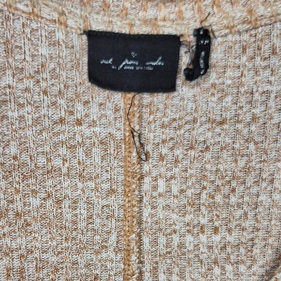 Urban outfitters out from under Jojo oversized waffle button down thermal top m - Picture 4 of 5